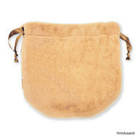 Bolso fruncido azul con rostro de mofusand