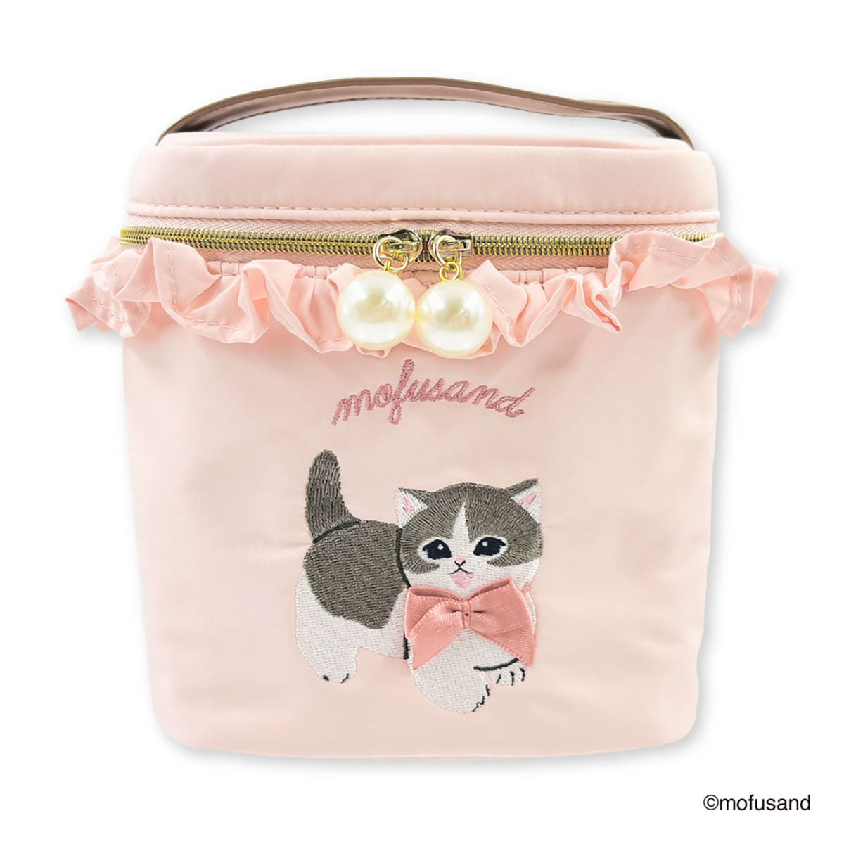 Estuche vanity Mofusand con vuelos rosado