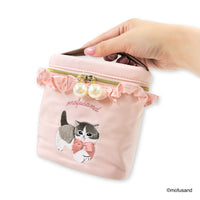 Estuche vanity Mofusand con vuelos rosado