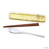 Set de palillos y cuchara Mofusand, gatito tiburón