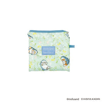 Bolso de compras grande Mofusand x Hibiya Kadan (verde)