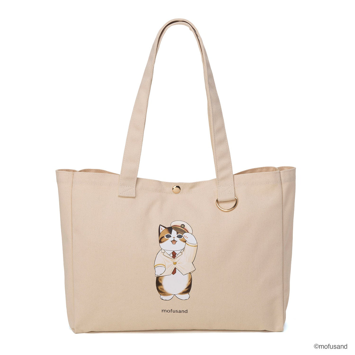 Bolso tote mofusand, gato jefe de estación