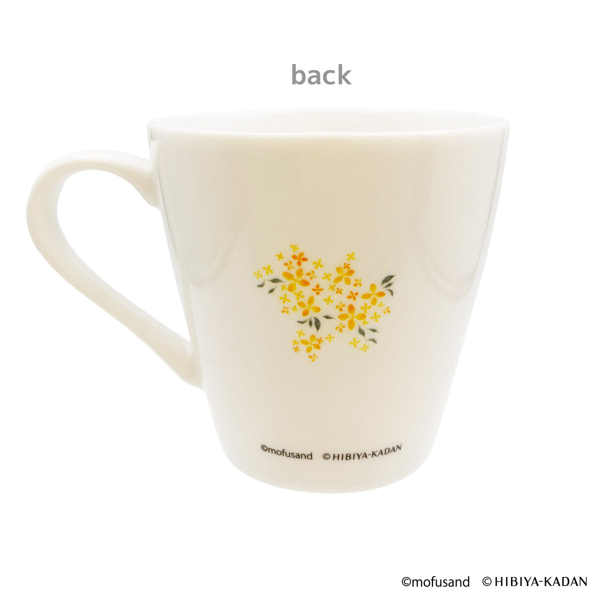 Taza mofusand x Hibiya Kadan: flores de osmanthus