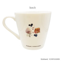 Taza mofusand x Hibiya Kadan de hojas