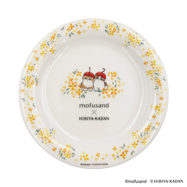 Plato de postre Mofusand x Hibiya Kadan