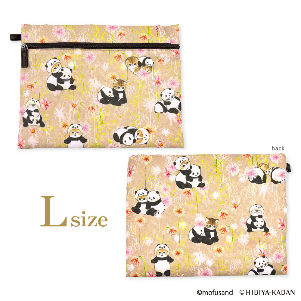Set de 3 estuches Mofusand con flores