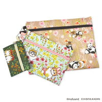 Set de 3 estuches Mofusand con flores