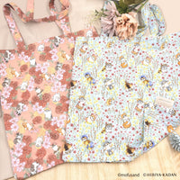 Mofusand × Hibiya Kadan: bolso tote azul