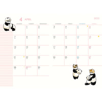 Agenda mensual A6 Mofusand - Gato panda