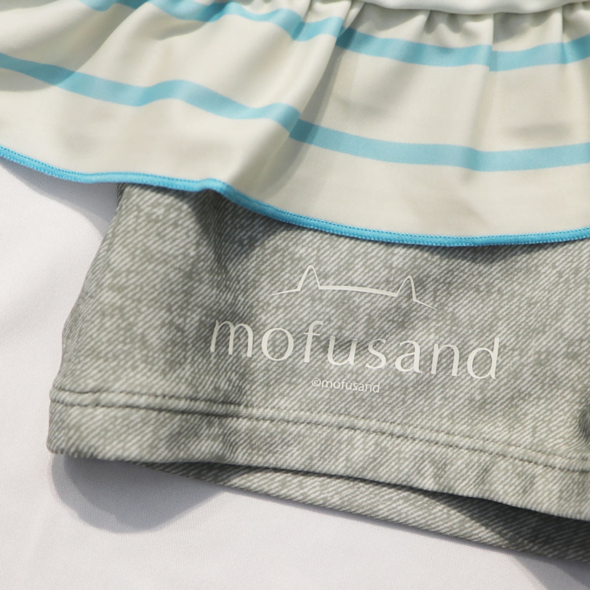 Traje de baño Mofusand de una pieza, azul