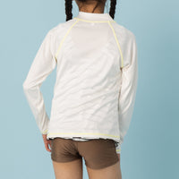 Polera UV infantil mofusand, gatito dulce café