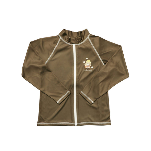 Polera UV infantil mofusand, gatito dulce café