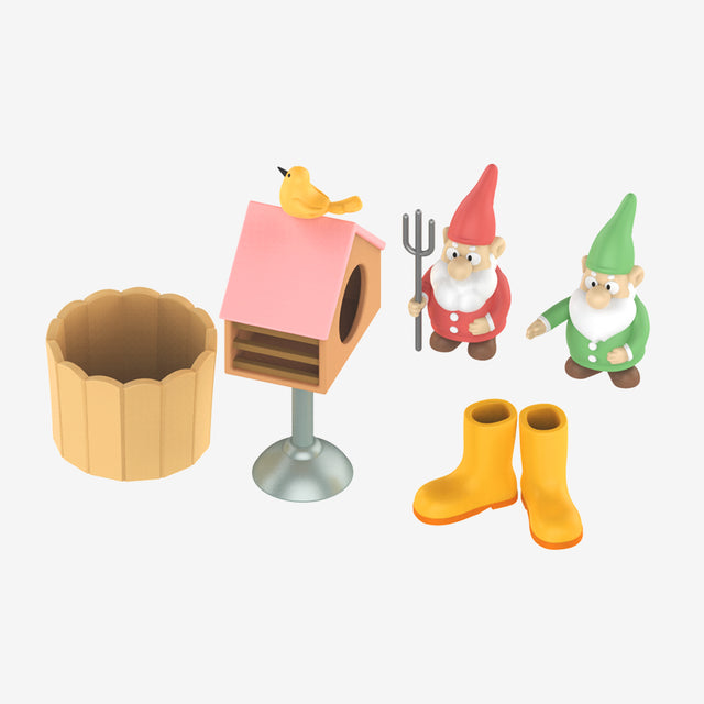 Caja sorpresa Elf Courtyard Series-Prop
