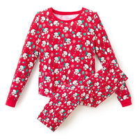 Pijama navideño de Mickey y Minnie Mouse para mujer