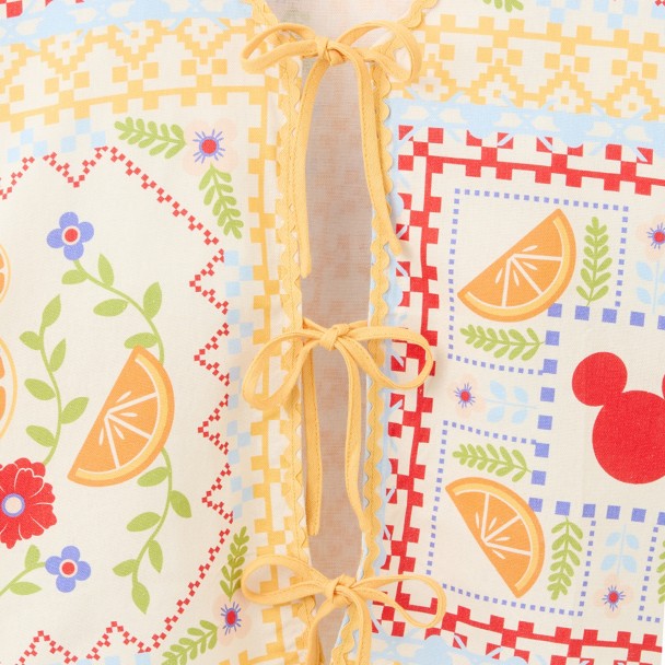 Top de Mickey Mouse con íconos de naranjas para adultos