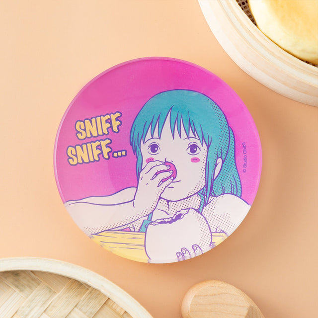 Mini plato de vidrio Spirited Away: anman y dango amargo