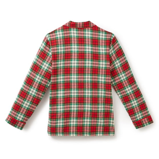 Pijama navideño a cuadros de Santa Mickey Mouse