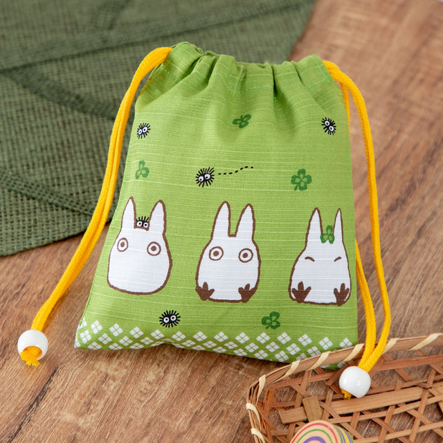 Estuche con cordón Little Totoro Uji Matcha