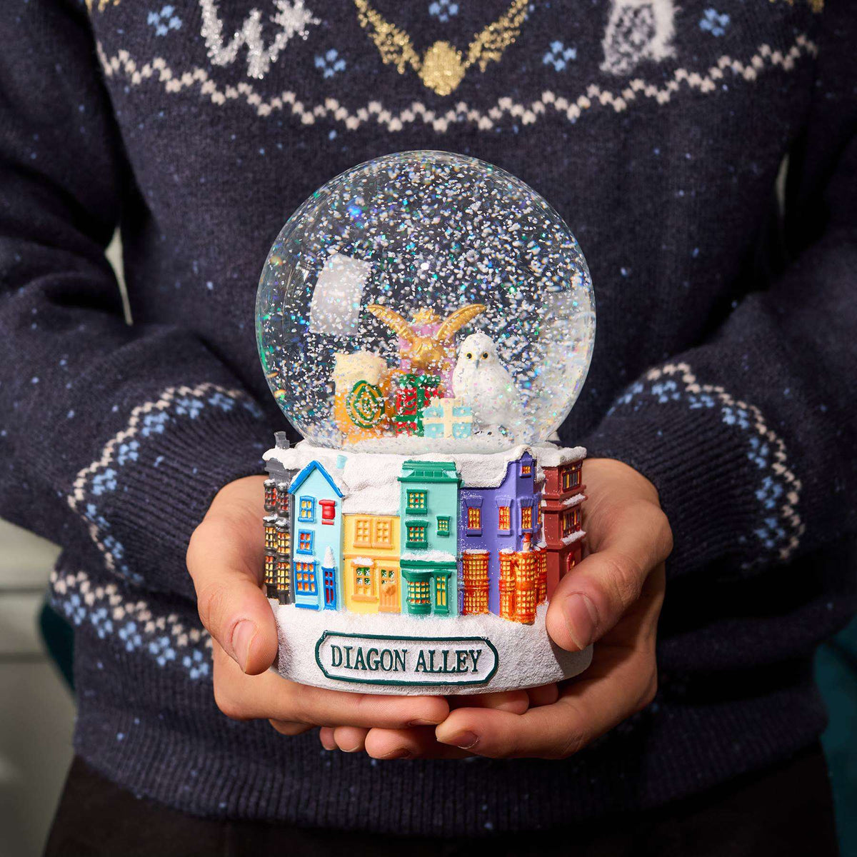 Bola de nieve navideña de Diagon Alley
