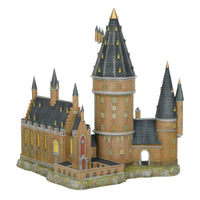 Harry Potter: Gran Comedor y Torre de Hogwarts iluminados