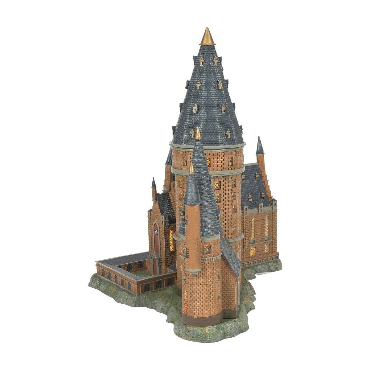 Harry Potter: Gran Comedor y Torre de Hogwarts iluminados
