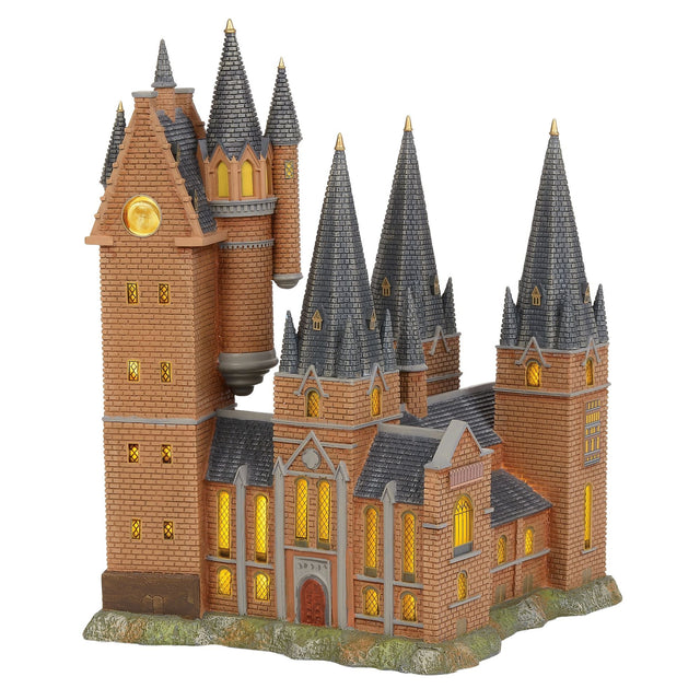 Harry Potter: Torre de Astronomía de Hogwarts iluminada