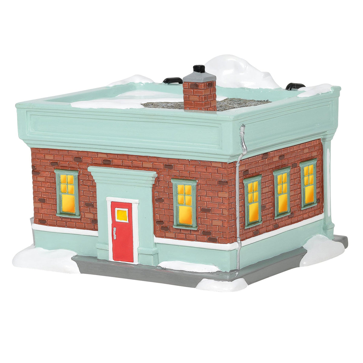 Edificio iluminado Jelly of the Month Club