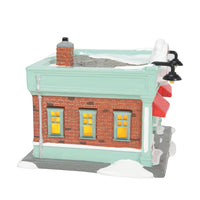 Edificio iluminado Jelly of the Month Club