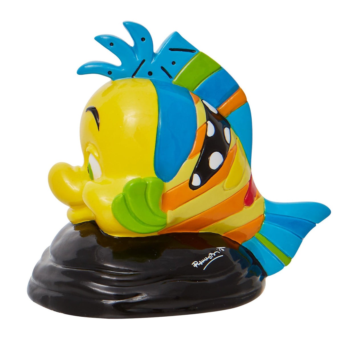 Figura mini de Flounder estilo Britto