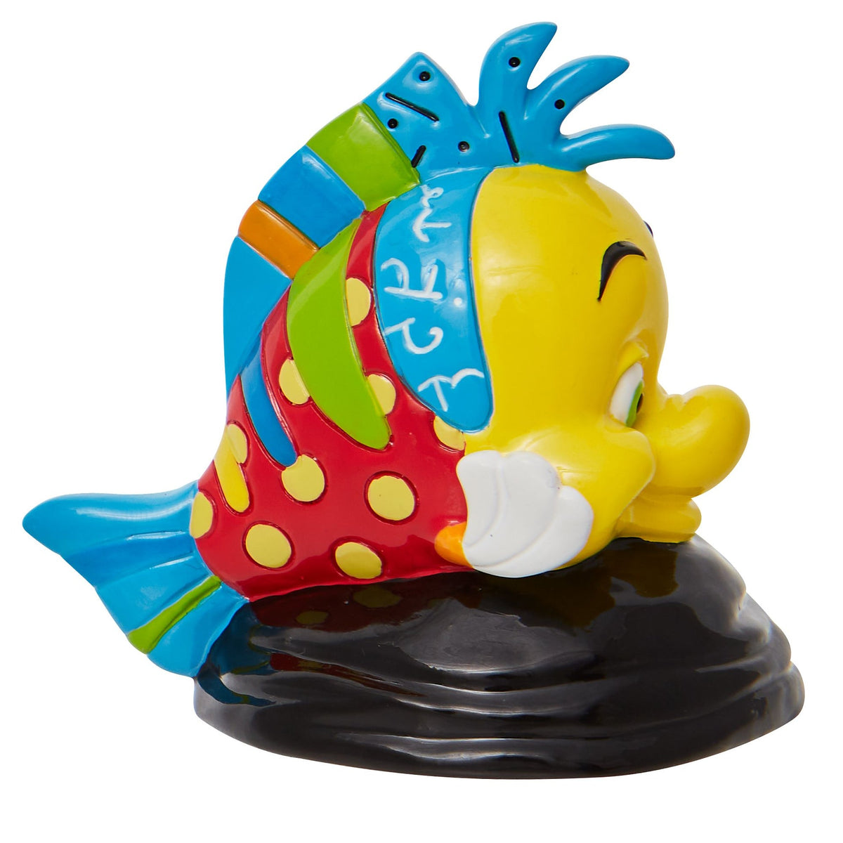 Figura mini de Flounder estilo Britto