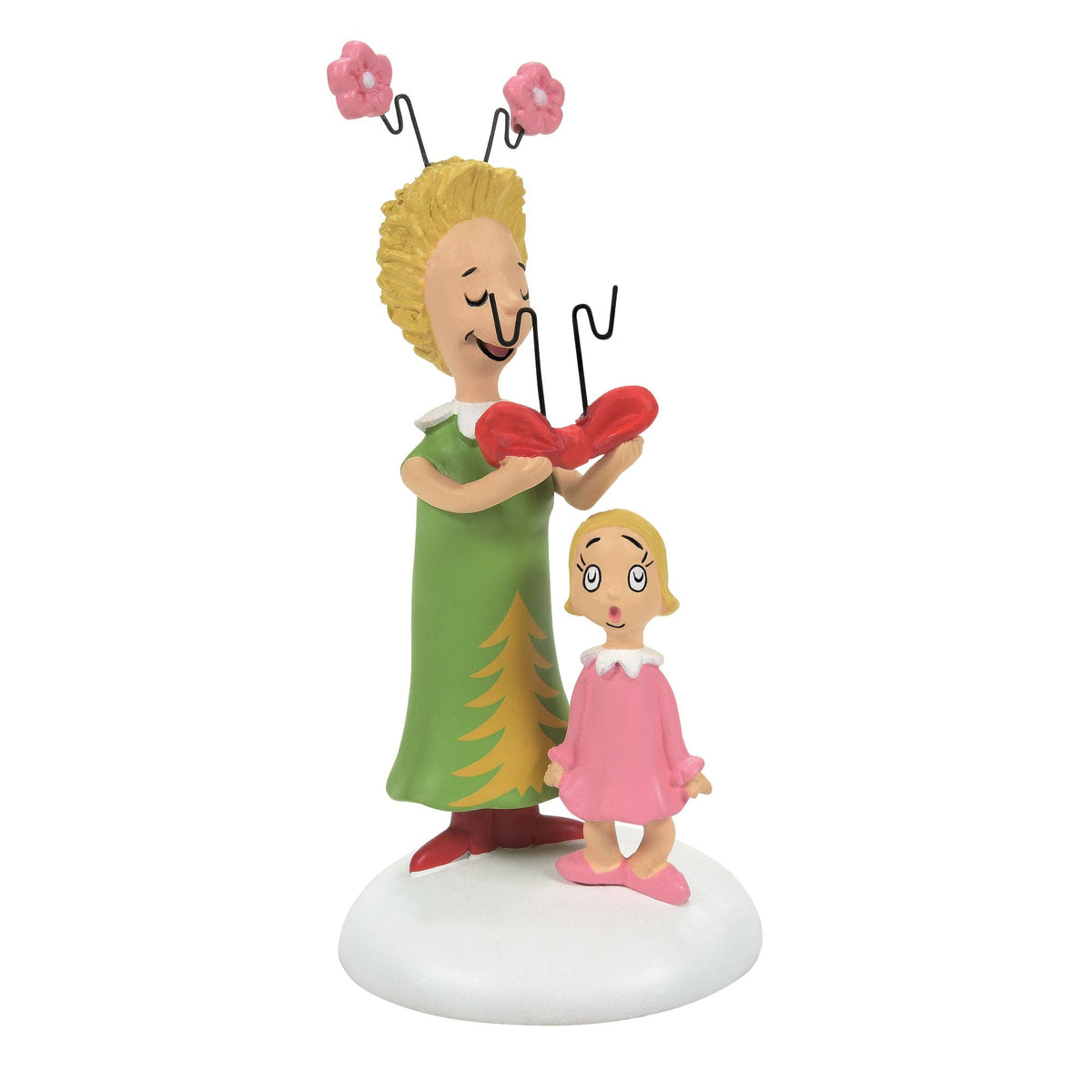 Figura de la aldea del Grinch: sorpresa para Cindy Lou Who