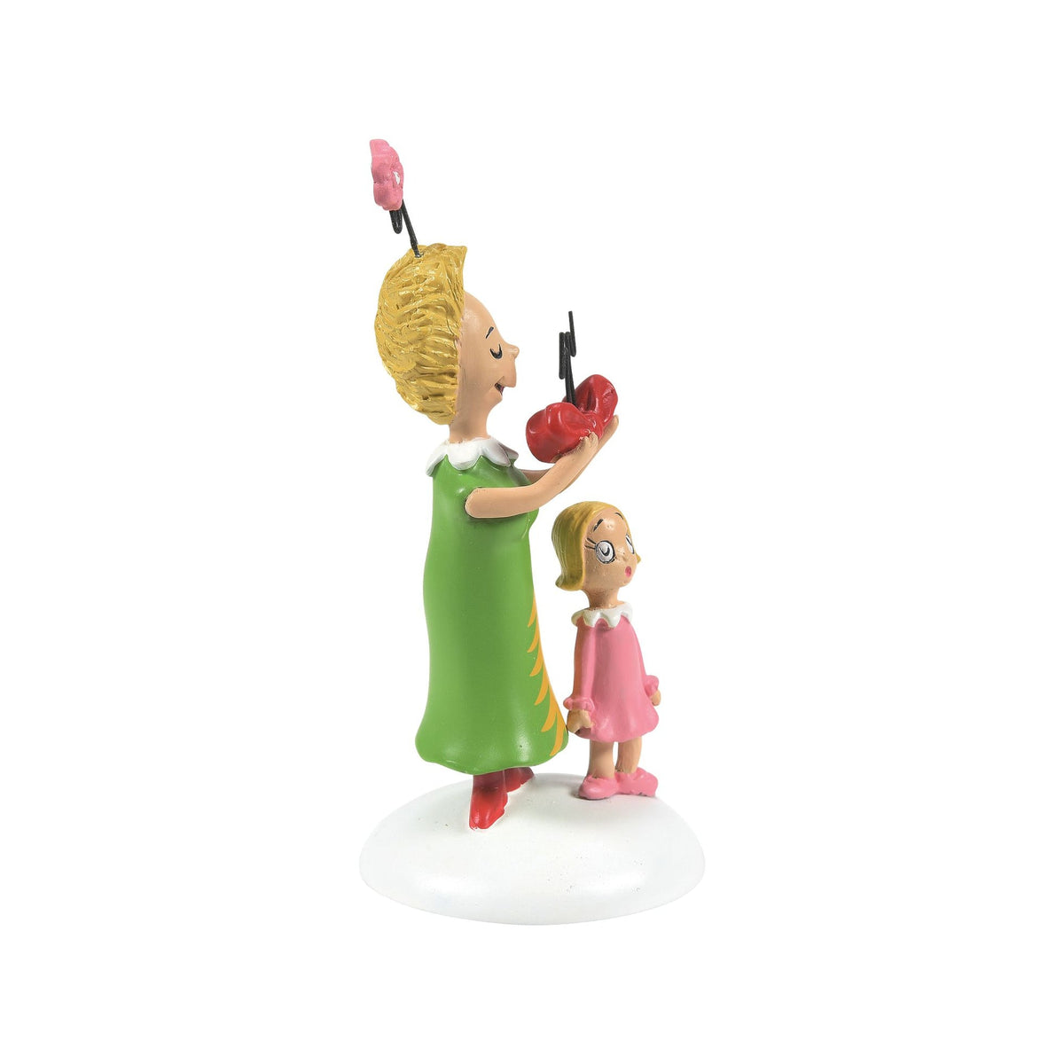 Figura de la aldea del Grinch: sorpresa para Cindy Lou Who