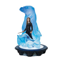 Figura luminosa de Hermione y su Patronus