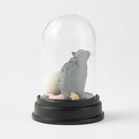 Figura Scabbers bajo cúpula de vidrio | Harry Potter