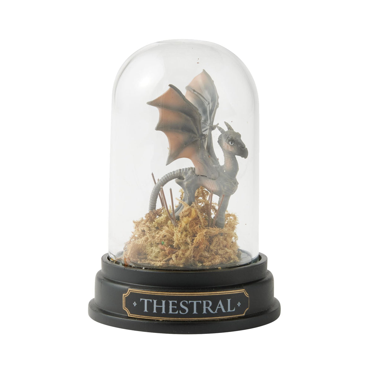 Figura de Thestral bajo cúpula de vidrio - Harry Potter