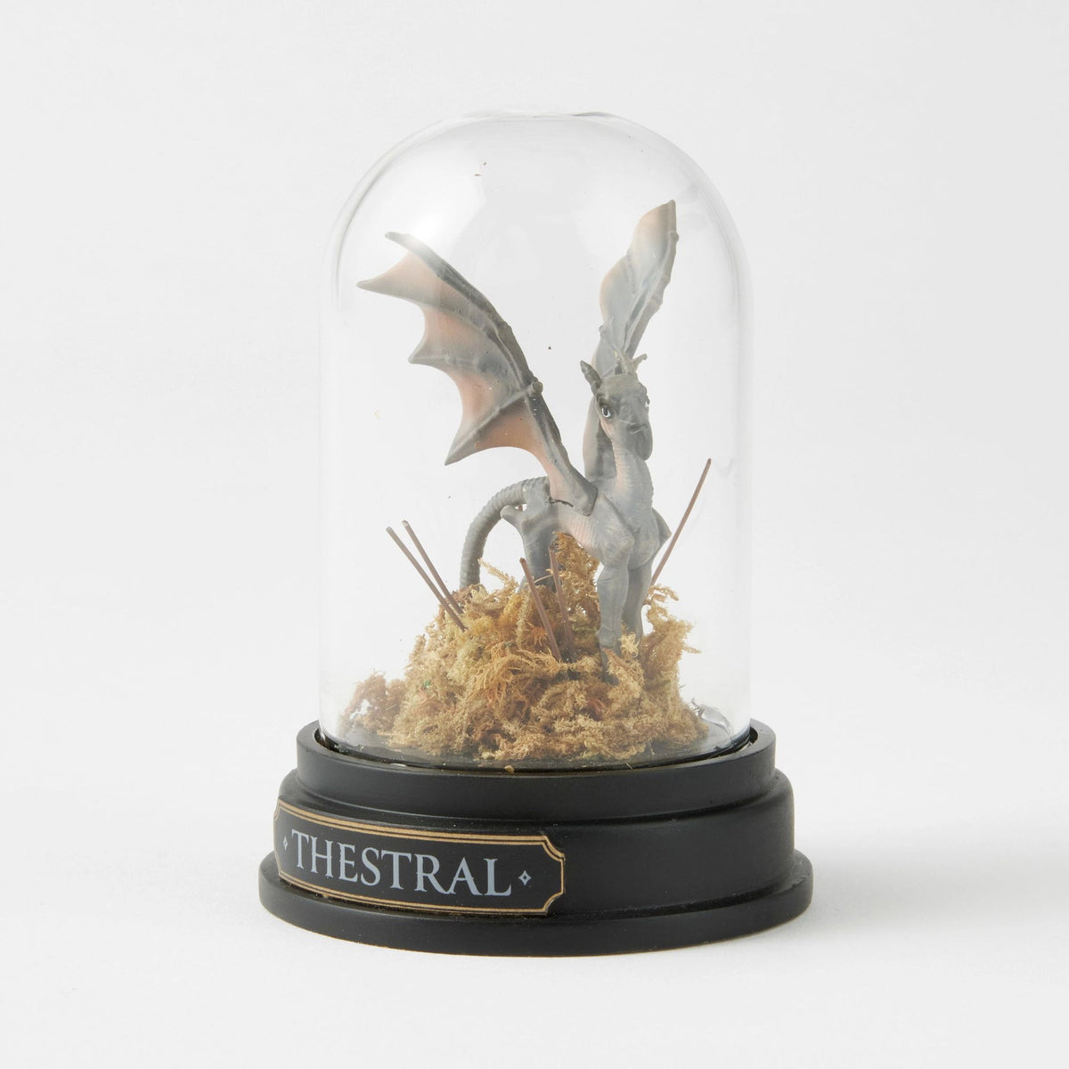 Figura de Thestral bajo cúpula de vidrio - Harry Potter