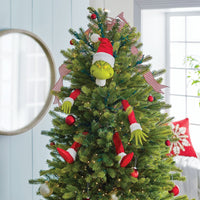 Adorno para la punta del árbol del Grinch