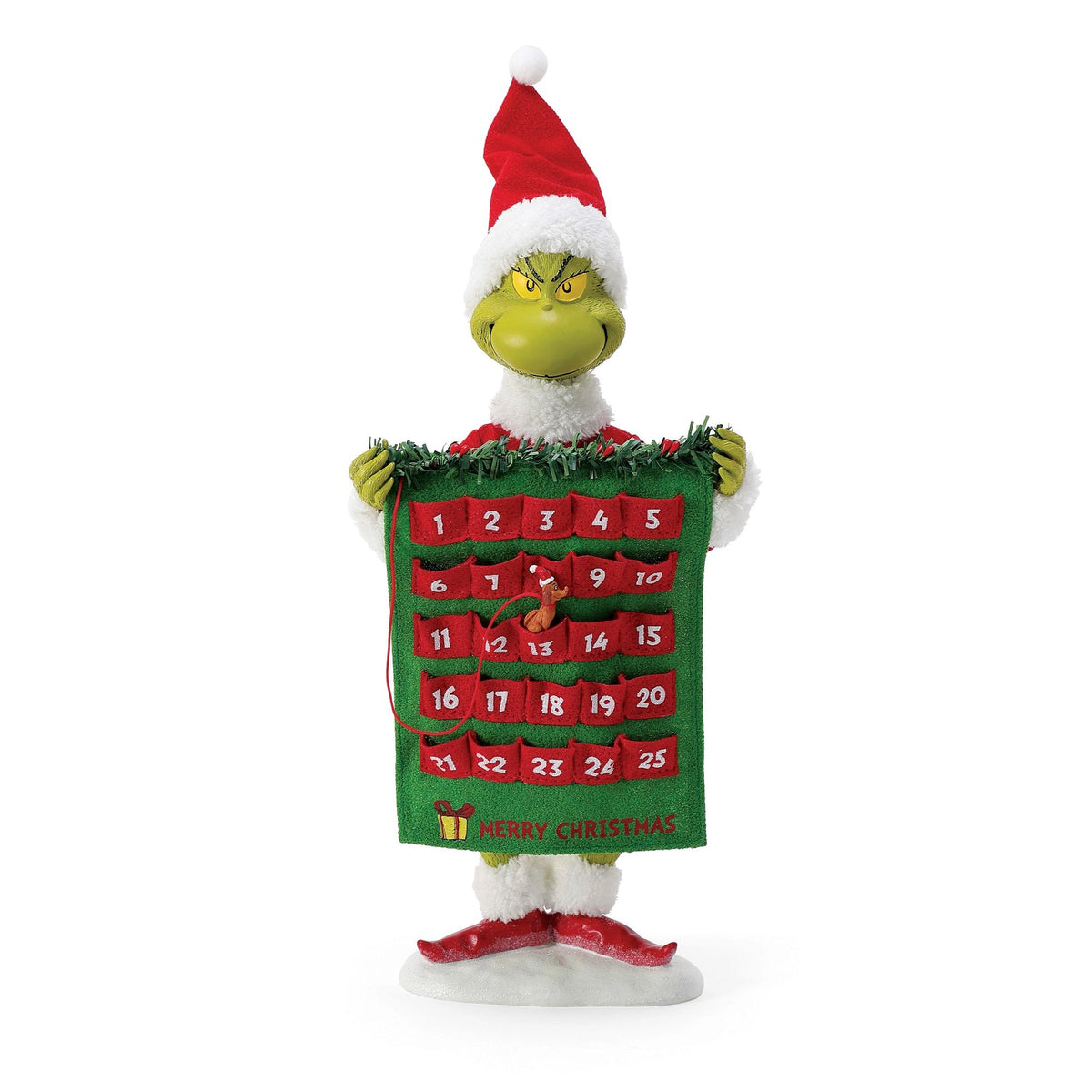 Figura de Max para cuenta regresiva navideña