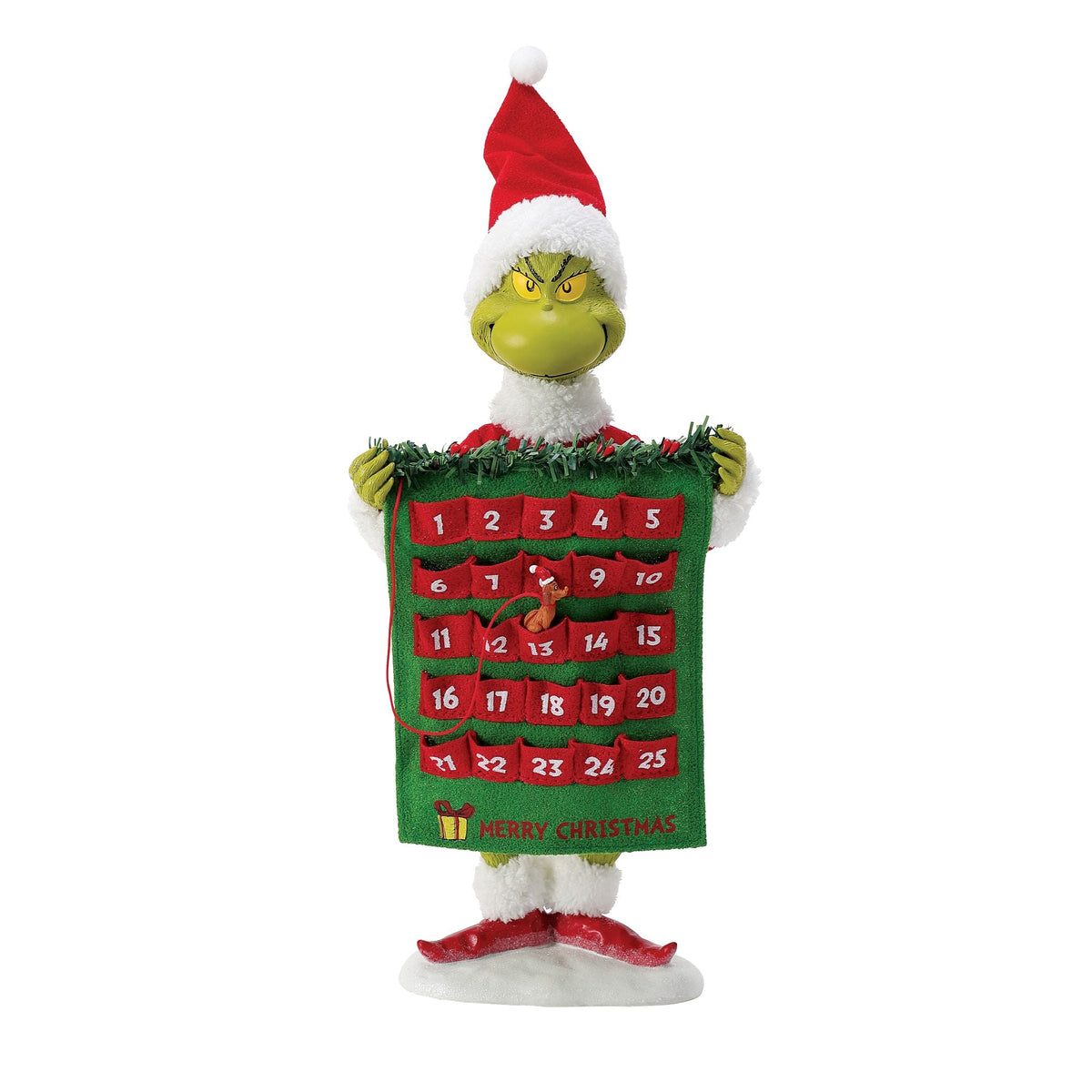 Figura de Max para cuenta regresiva navideña