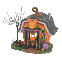 Edificio iluminado Estudio de tallado de Pumpkintown