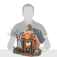Edificio iluminado Estudio de tallado de Pumpkintown