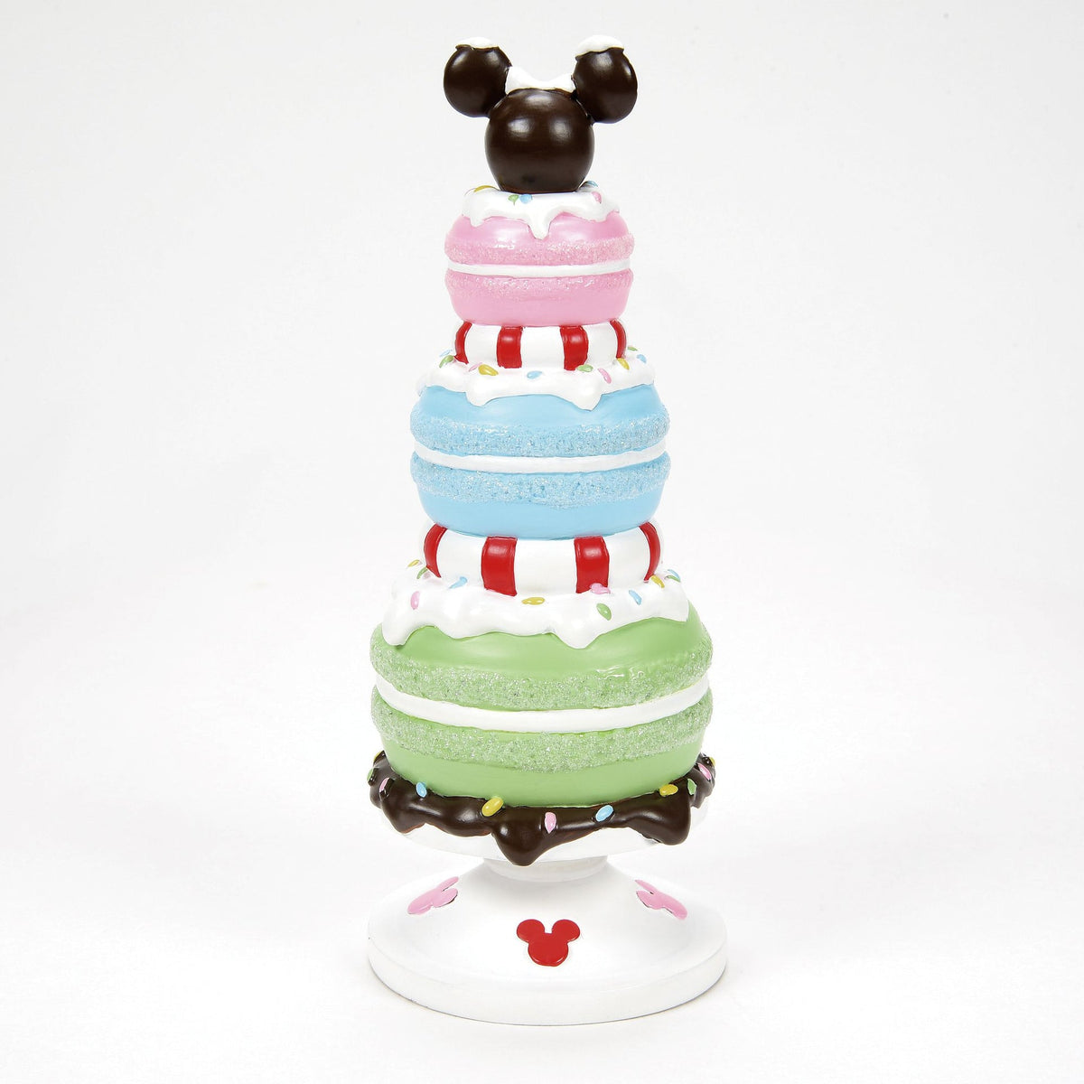 Figura árbol de macarons navideño de Mickey