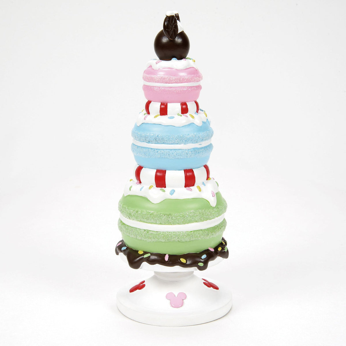 Figura árbol de macarons navideño de Mickey