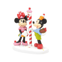 Figuras Disney Village: Mickey y Minnie comparten un dulce
