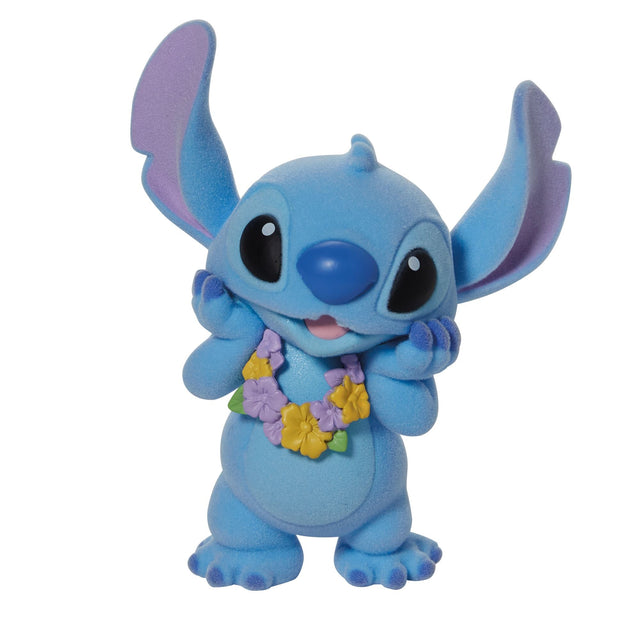 Figura de Stitch con acabado aterciopelado