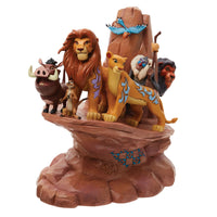 Figura Pride Rock tallada en piedra - The Lion King
