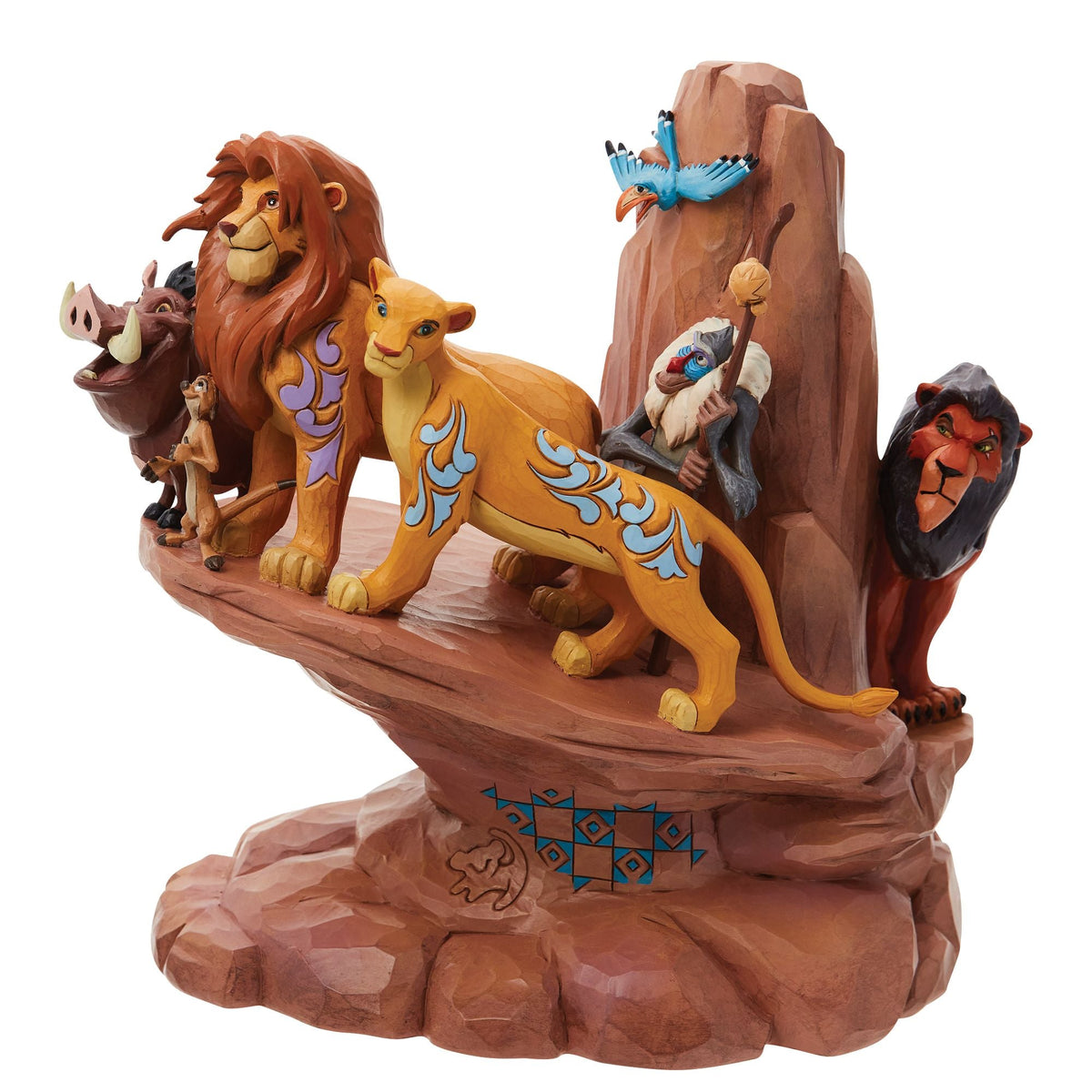 Figura Pride Rock tallada en piedra - The Lion King