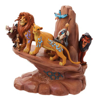 Figura Pride Rock tallada en piedra - The Lion King