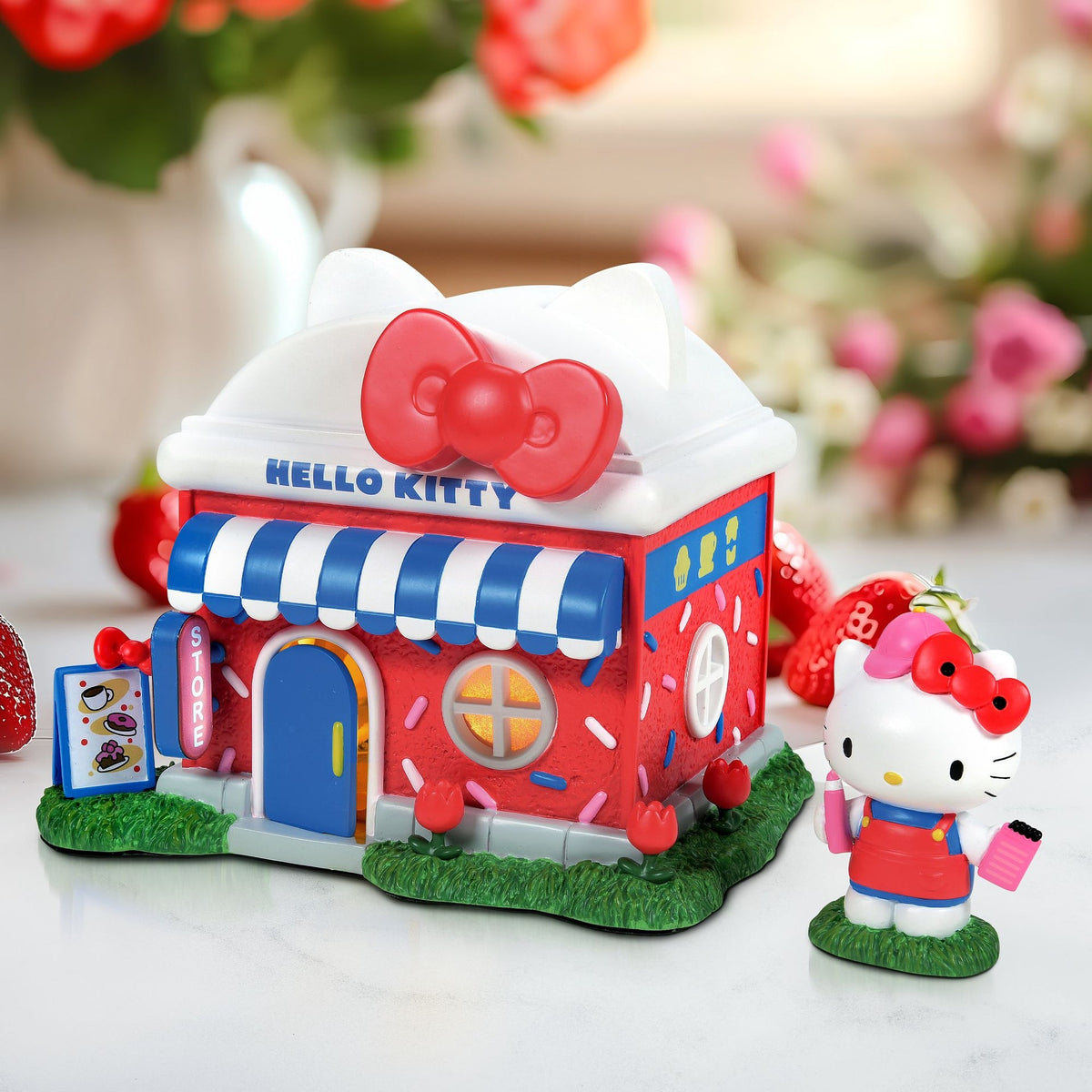 Hello Kitty: set de 2 edificios iluminados
