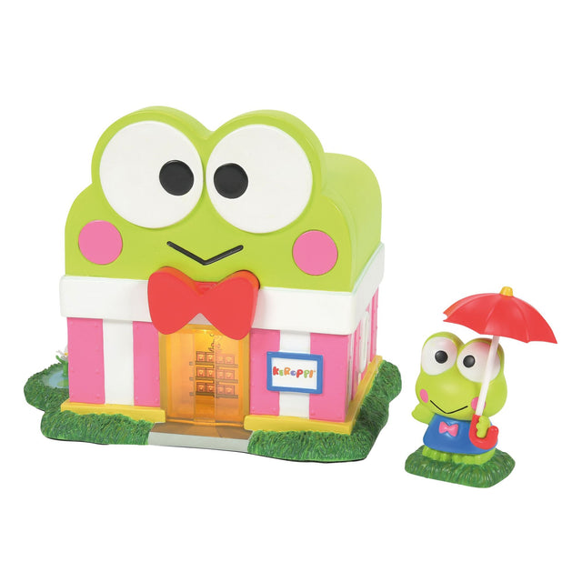 Edificios iluminados de Keroppi - Hello Kitty Village